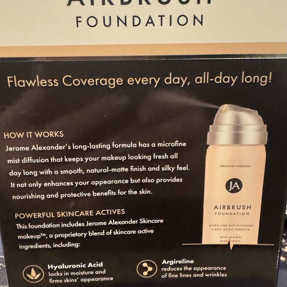 Jerome Alexander Airbrush Foundation set. NEW - Picture 3 of 4